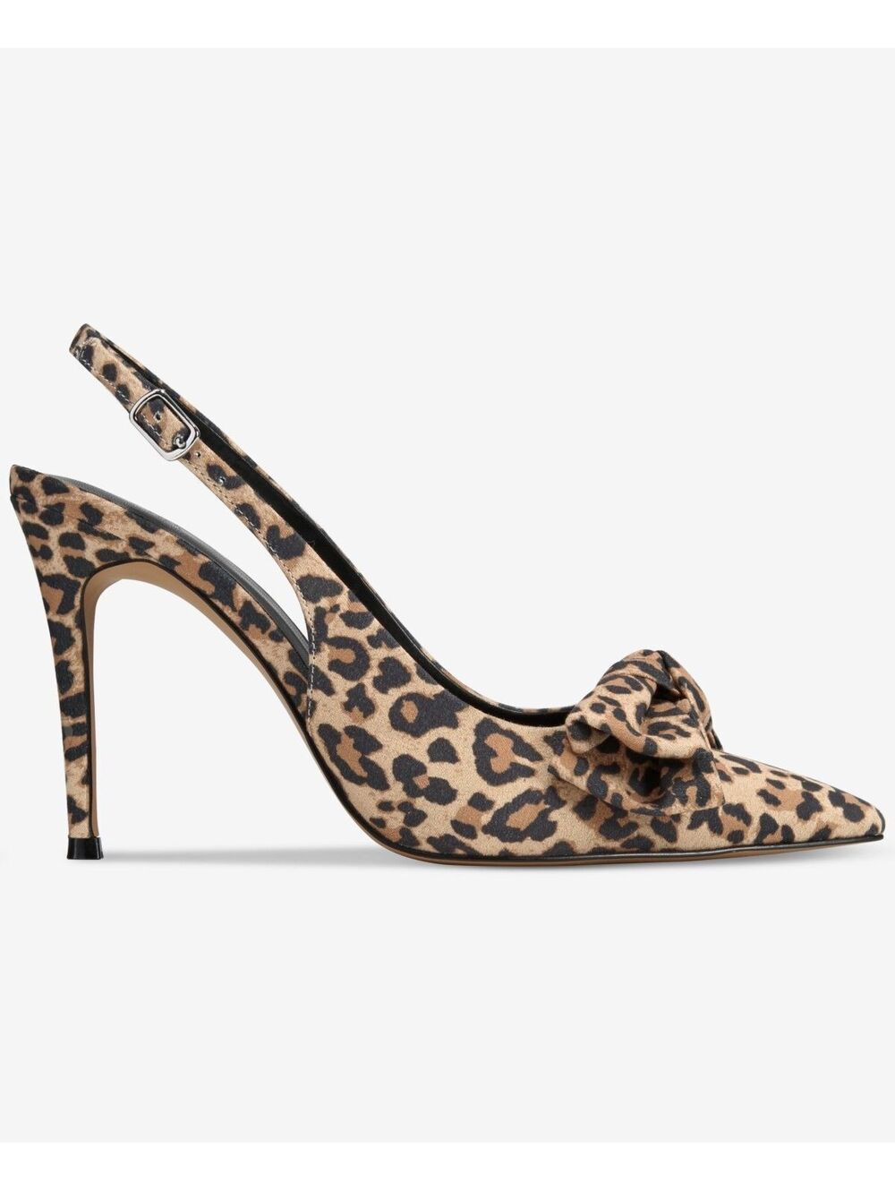 Aaj by Aminah Gemma Bow Slingback Pumps - Leopard 10.5M ($200)